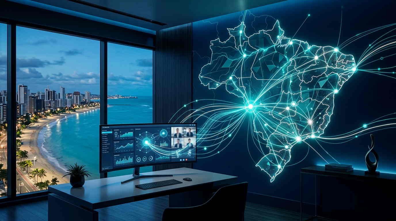 Maceió conectada digitalmente a diferentes regiões do Brasil